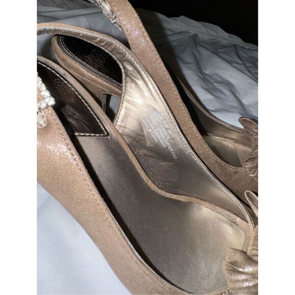 Peep toe kitten heels side 8.5 - Picture 3 of 7